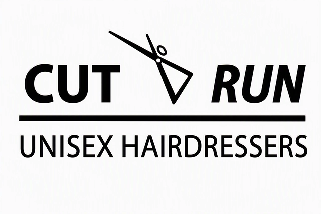 Cut N Run Cut N Run unisex hairdressers logo